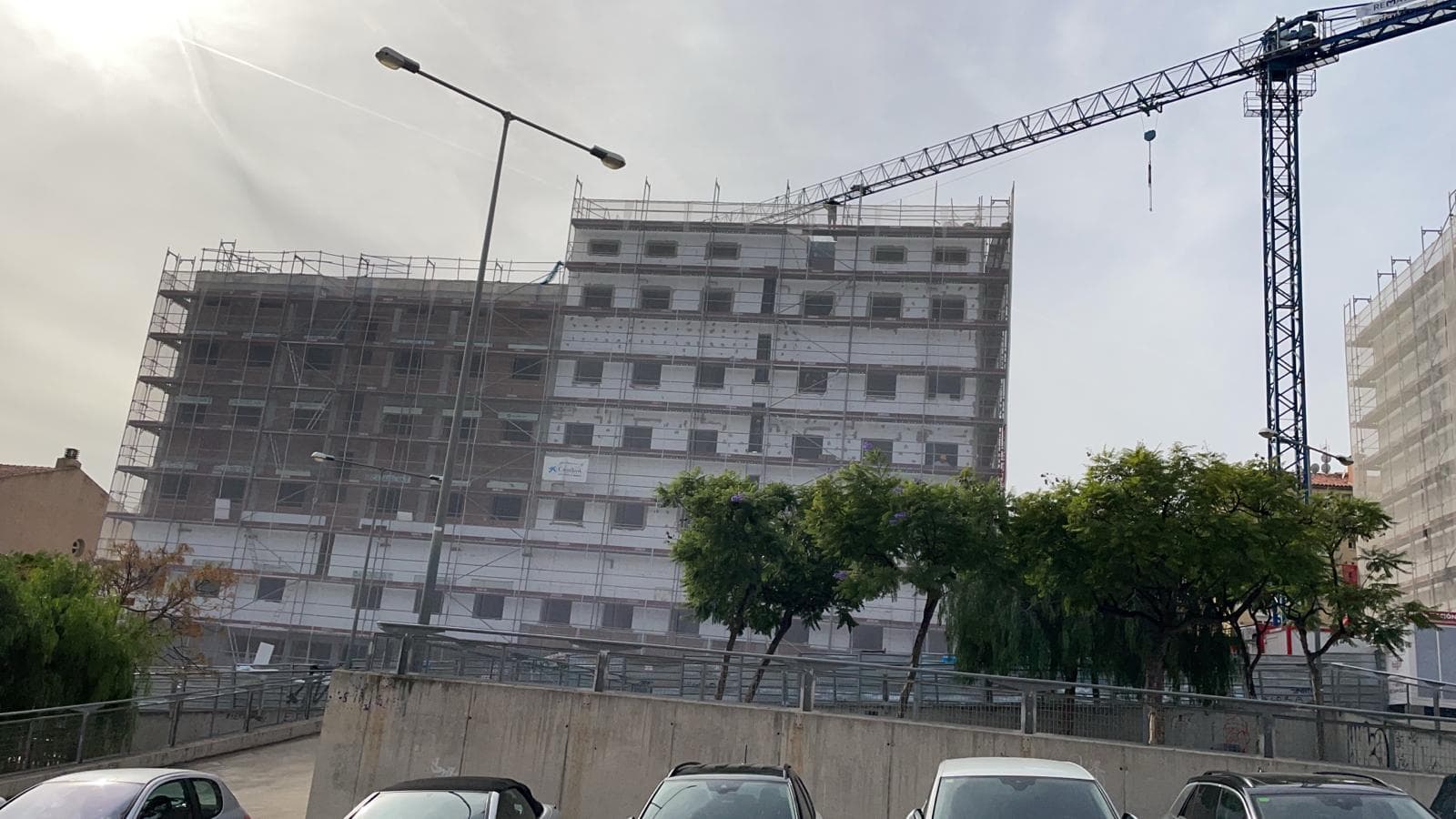 Fachada SATE en Obra Nueva